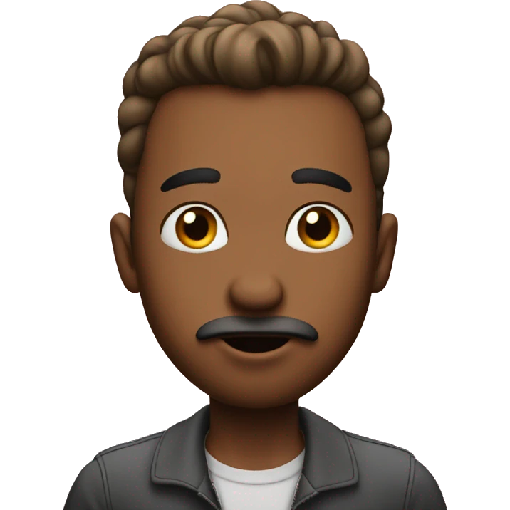 Man blowing a kiss filled with love emoji