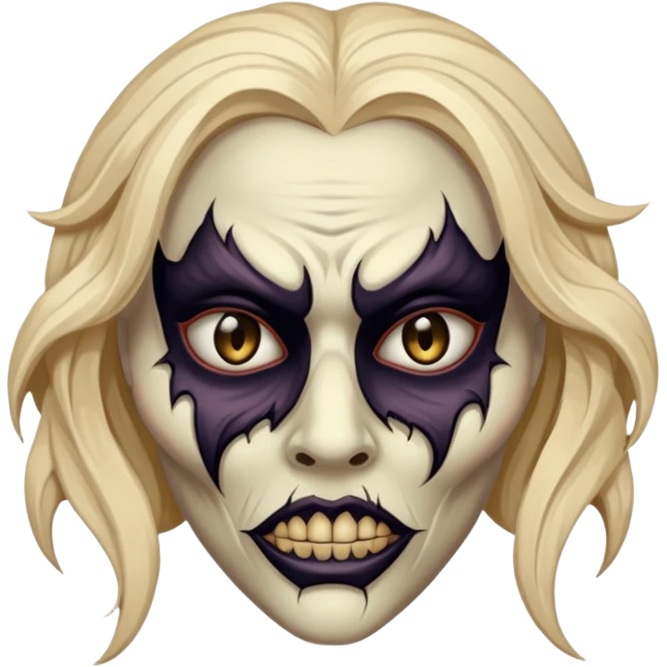horror masked woman emoji