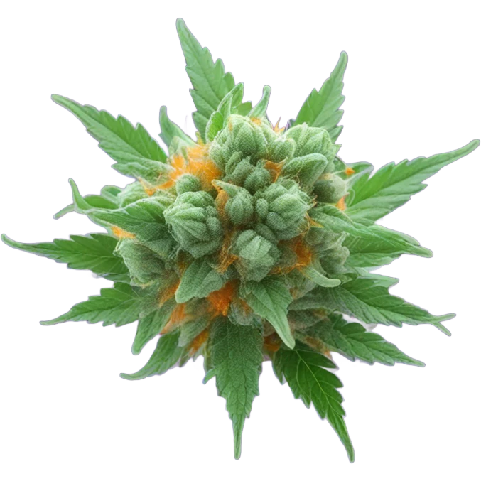 Medicinal cannabis bud emoji