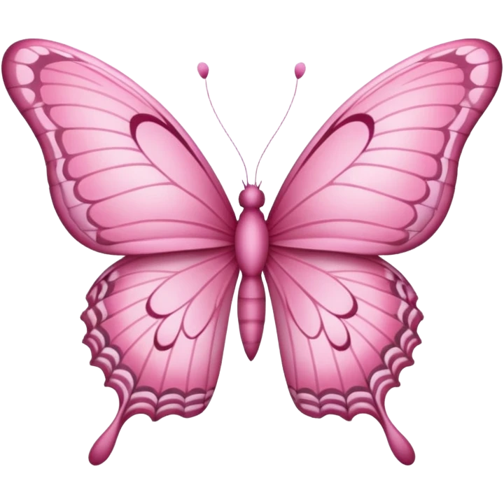 pink butterfly  emoji