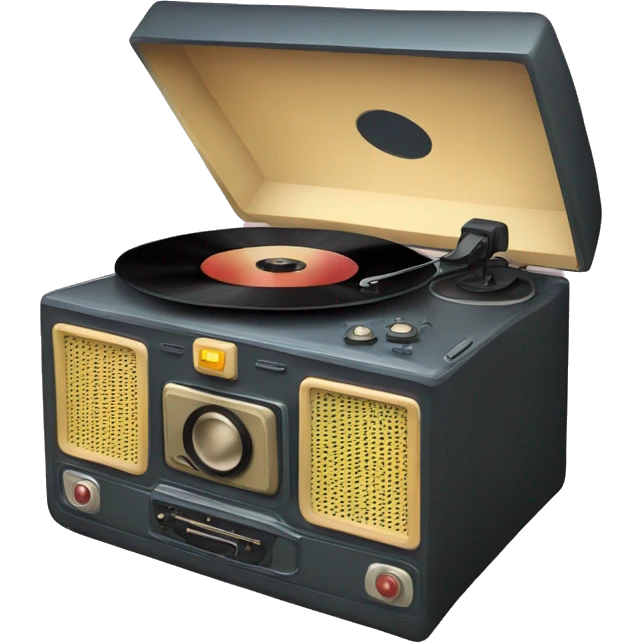 retro record player emoji