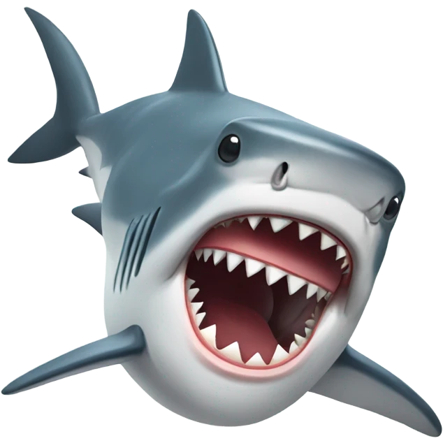 Shark with iphone emoji