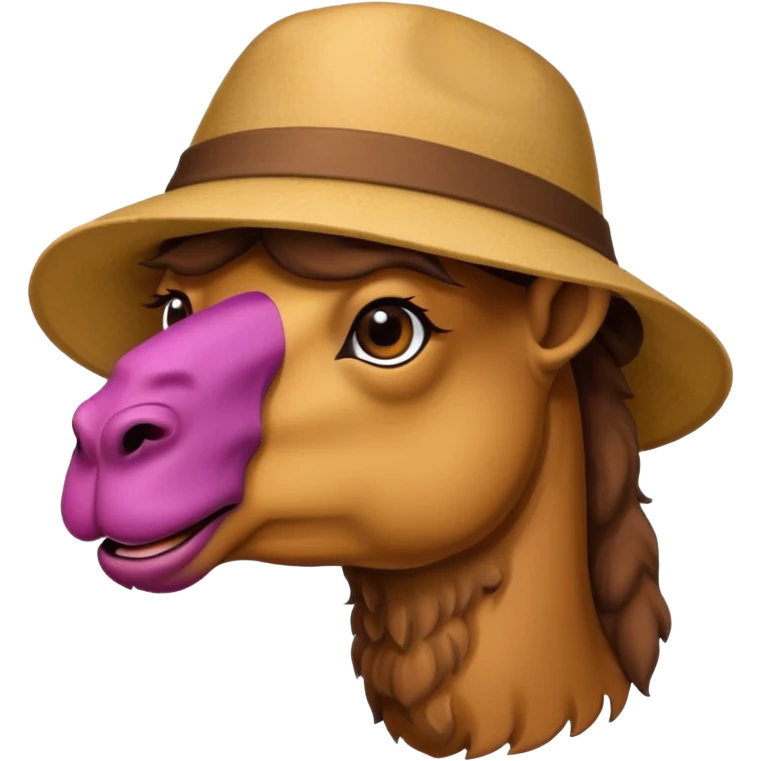 camel with hat emoji