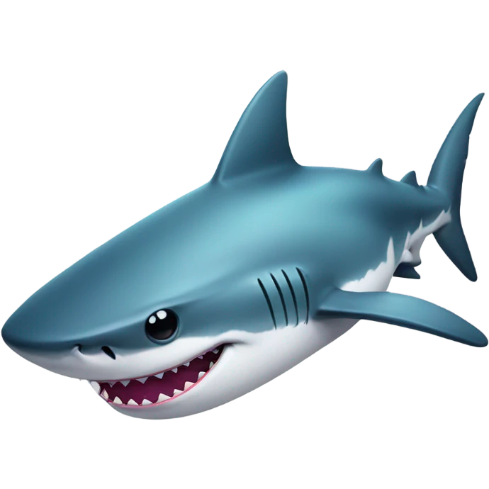 a shark with goggles emoji