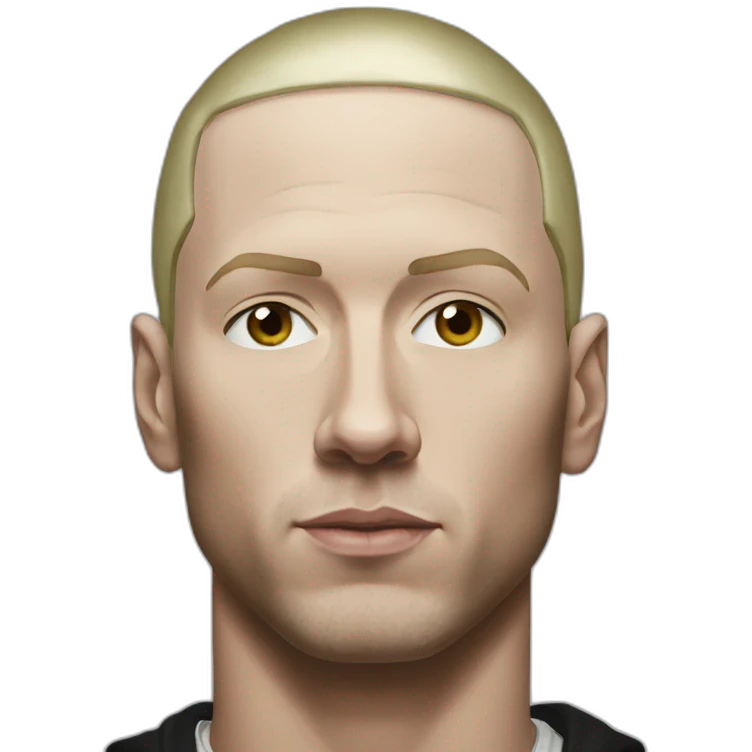Eminem rapper portrait emoji