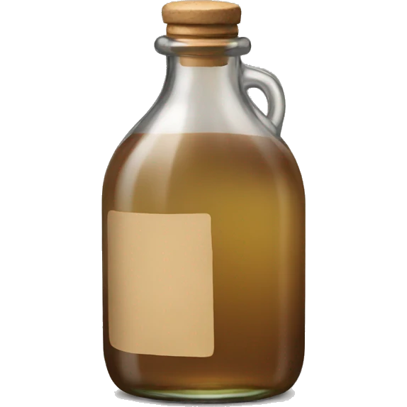 "a single bottle of vinegar" emoji