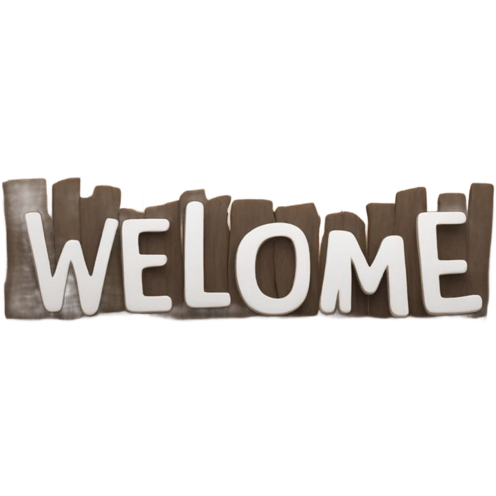 welcome sign emoji