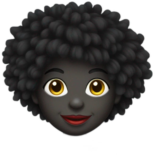 female gollywog naturist emoji