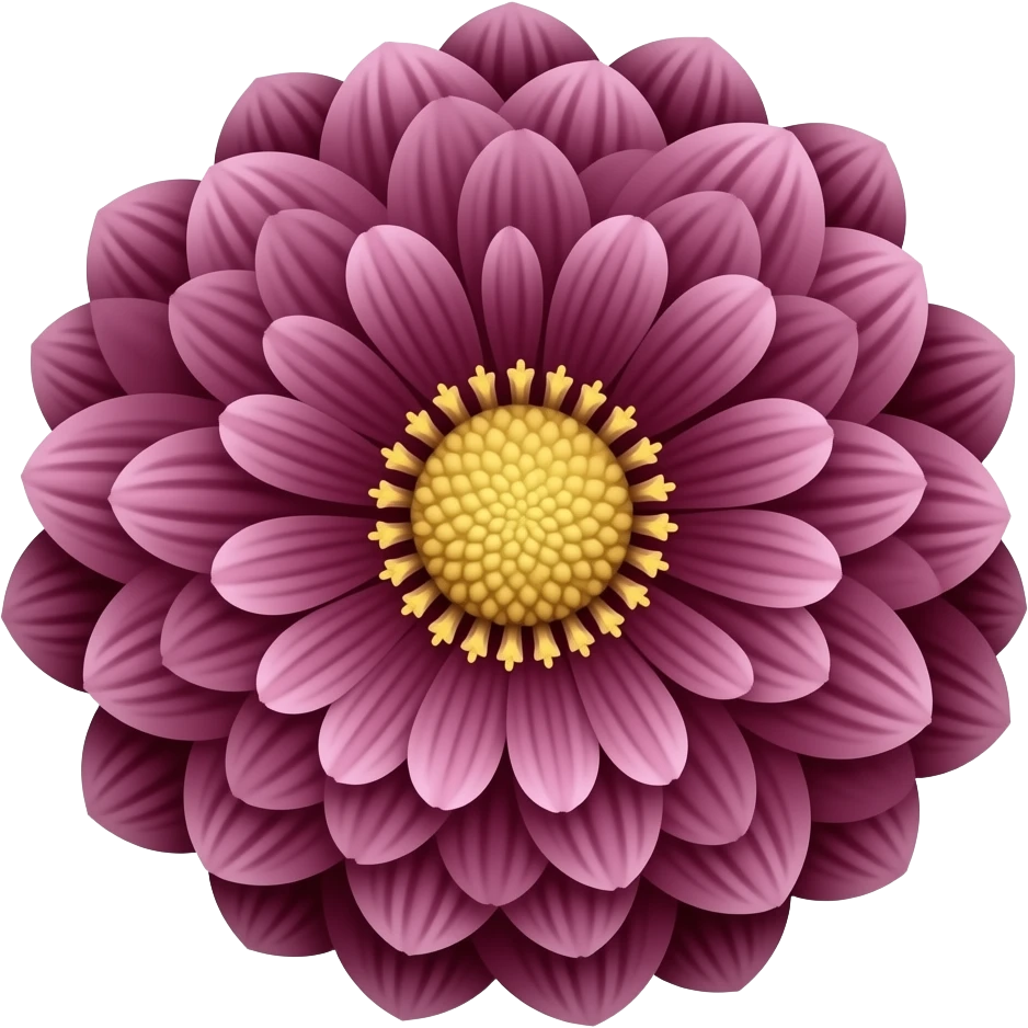 Dark pink flowers emoji