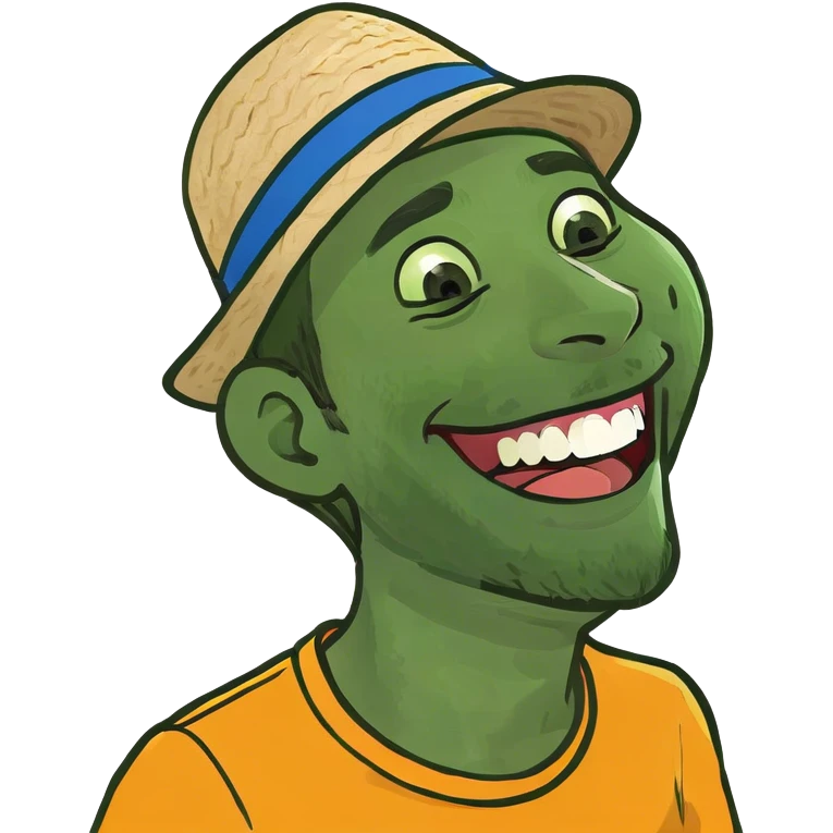 Man holding his neck laughing  emoji