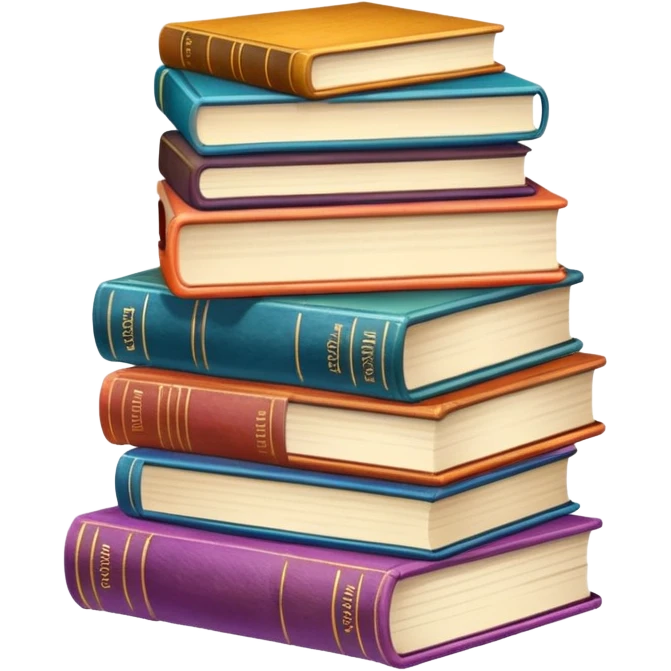 Aesthetic books emoji