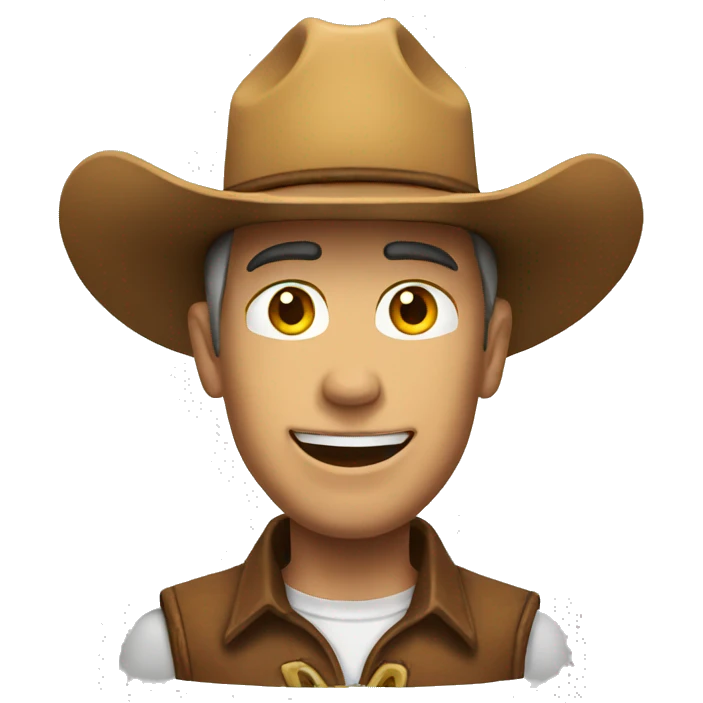White woody with cowboy hat emoji