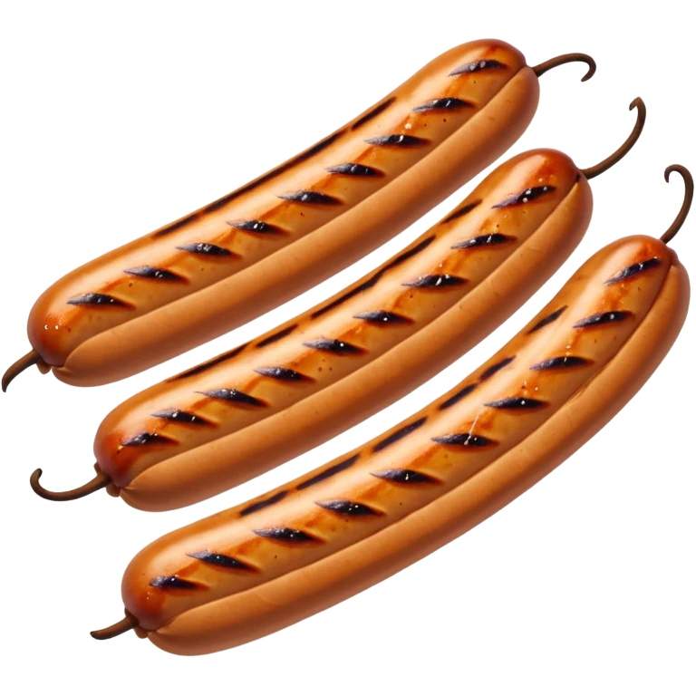 Grilled sausage emoji