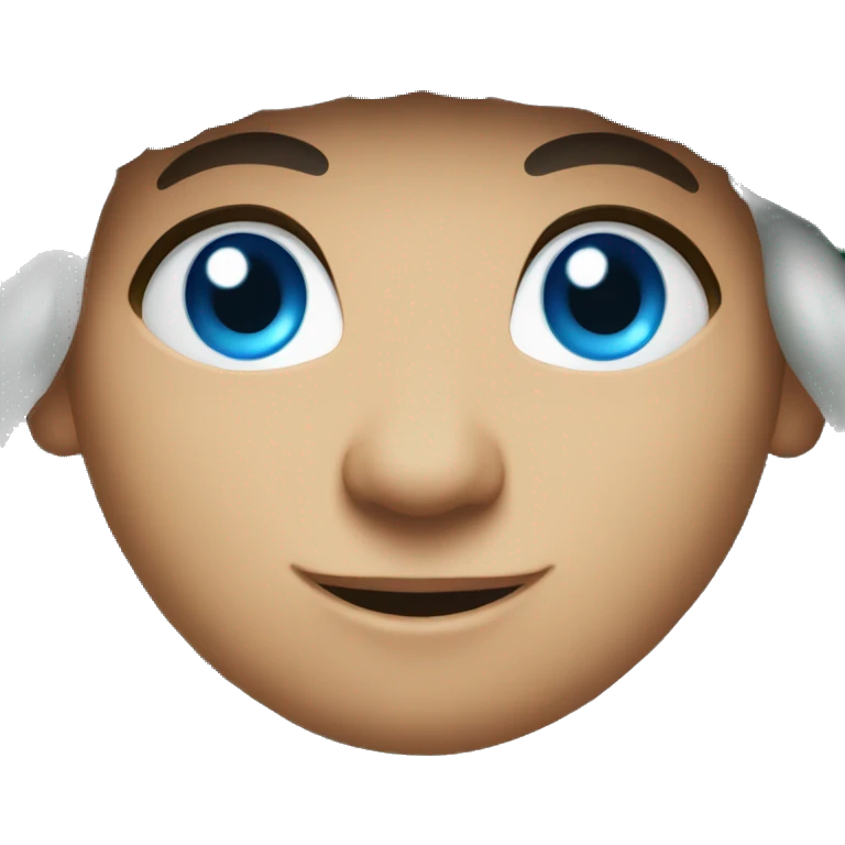 christmas elf blue eyes  emoji