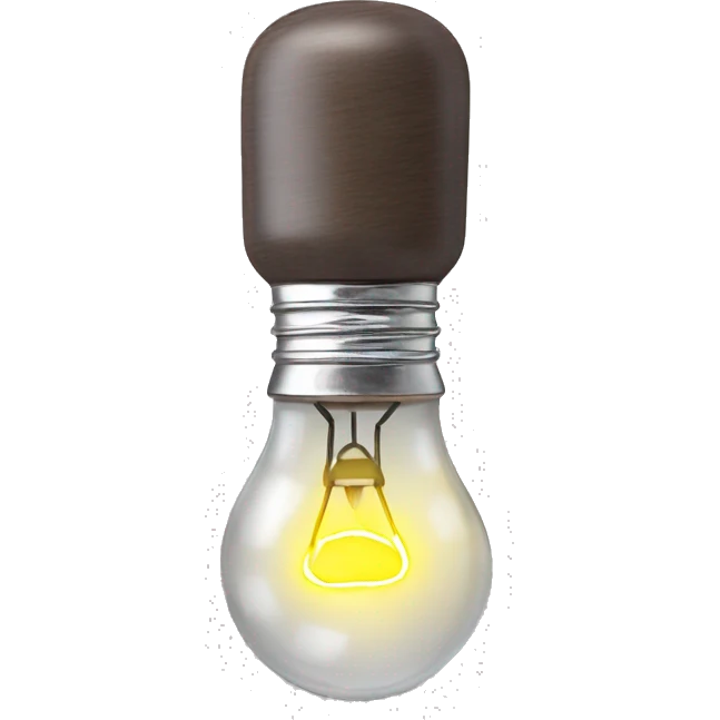 lightbulb pencil cg emoji