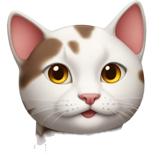 A cat with beef emoji