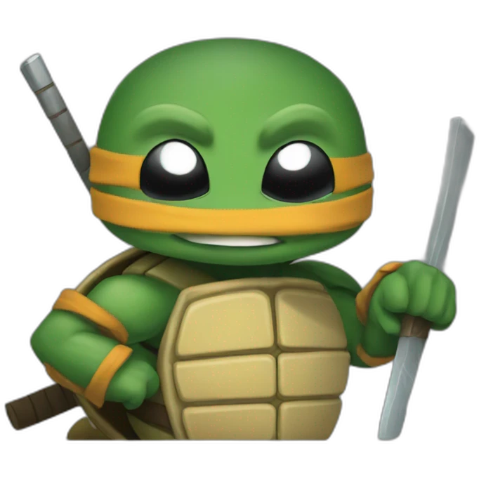 ninja the turtle emoji
