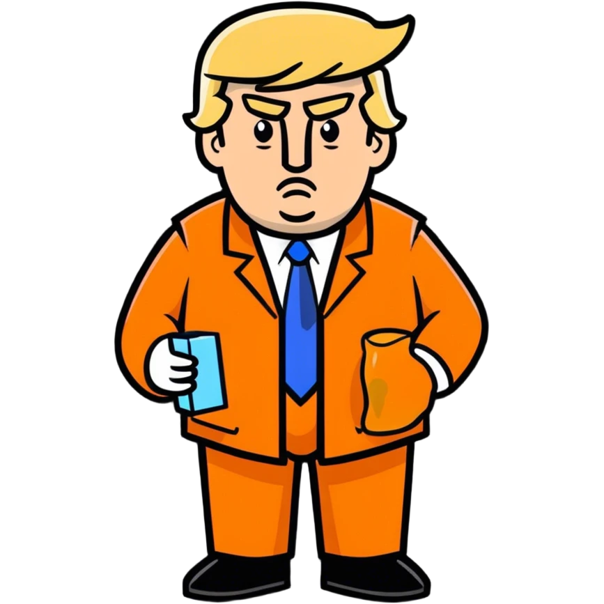 Donald Trump in prison emoji