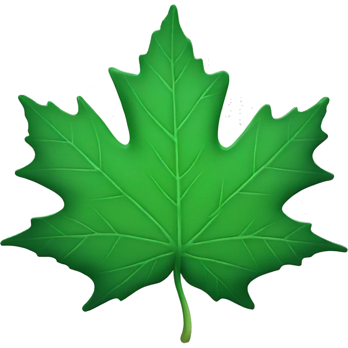 Green Maple Leaf emoji