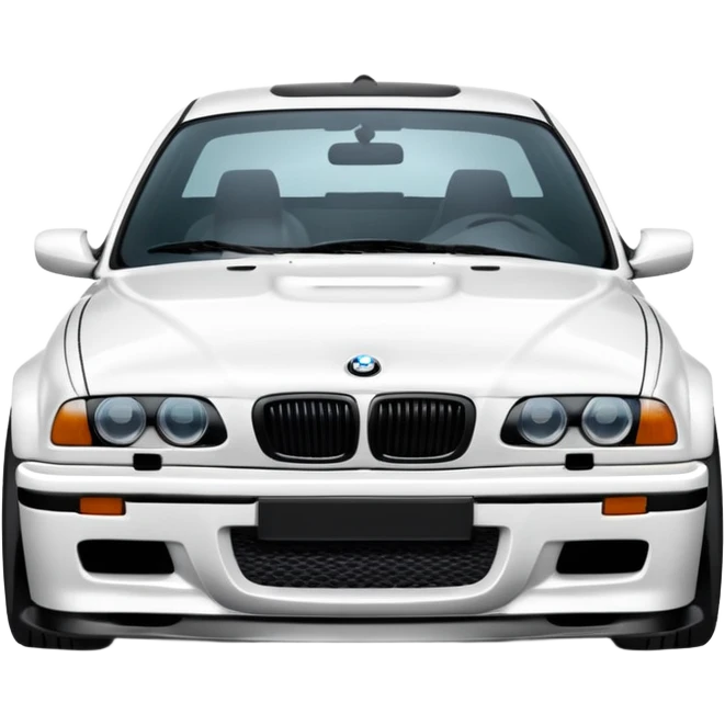 white bmw m3 e36 emoji