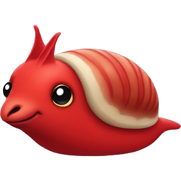 Slug cardinal cuddle  emoji