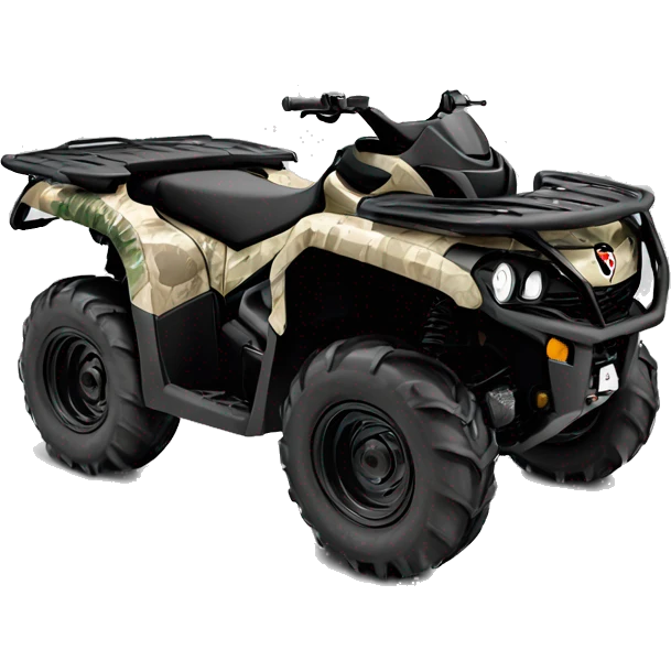 Canam outlander atv 500 camo  emoji