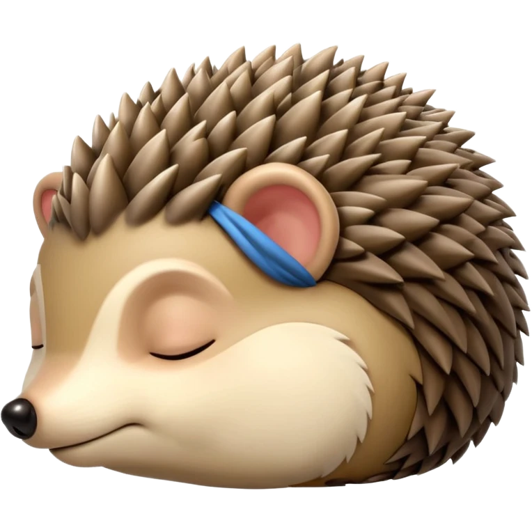 Sleeping Hedgehog emoji