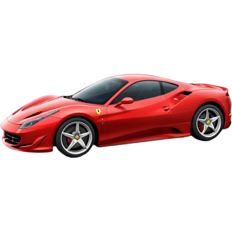 Cool red Ferrari car emoji