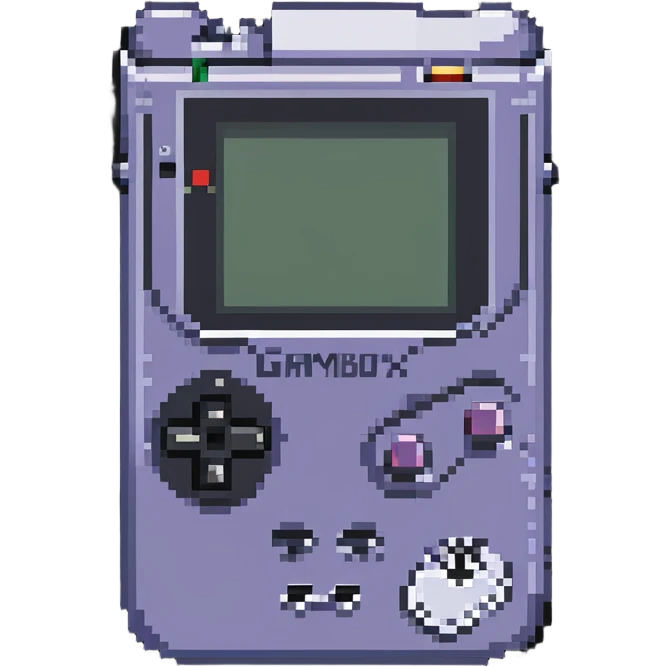 1930s style cartoon gameboy console character

 emoji
