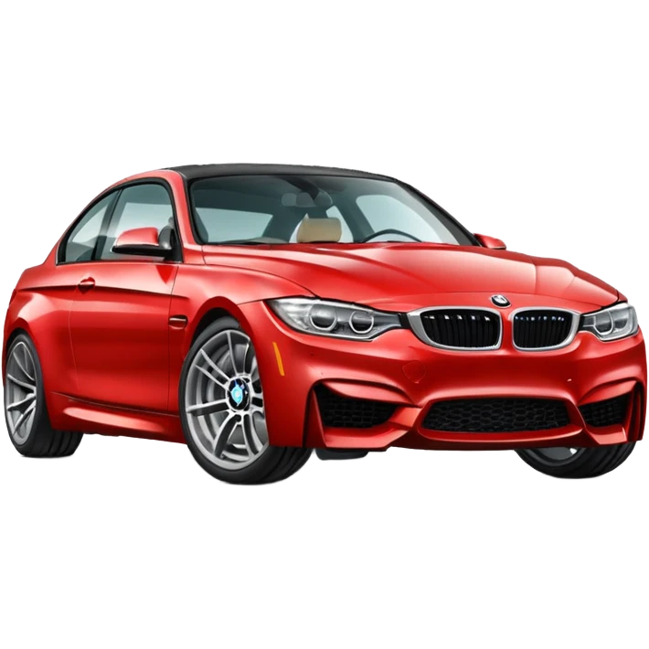M3 bmw car red emoji