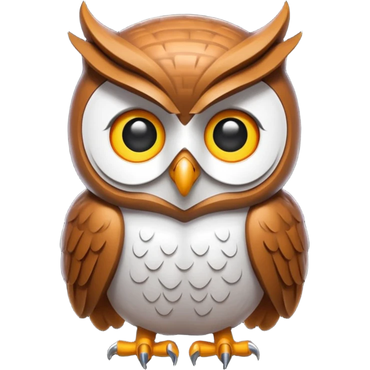code writing owl emoji