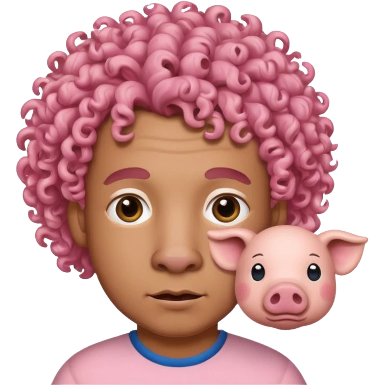 Militar con cara de cerdo emoji