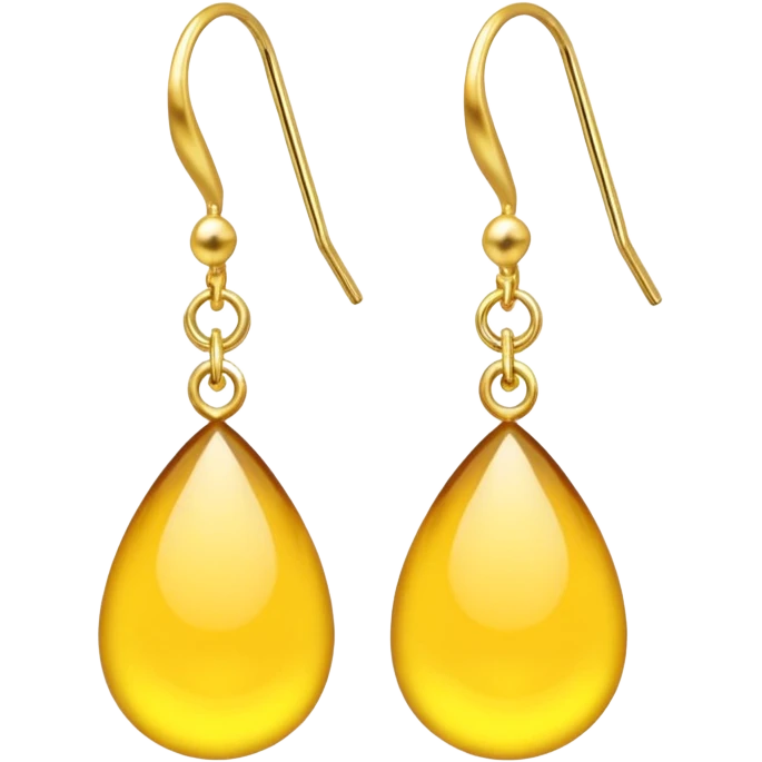 The color of the earring changed to yellow. emoji