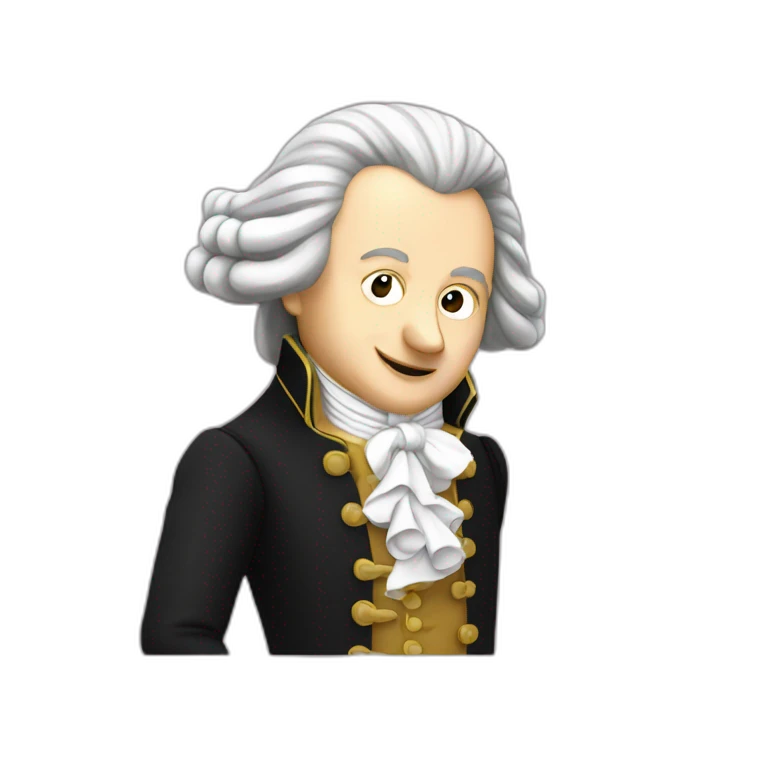 mozart qui fait le dab emoji