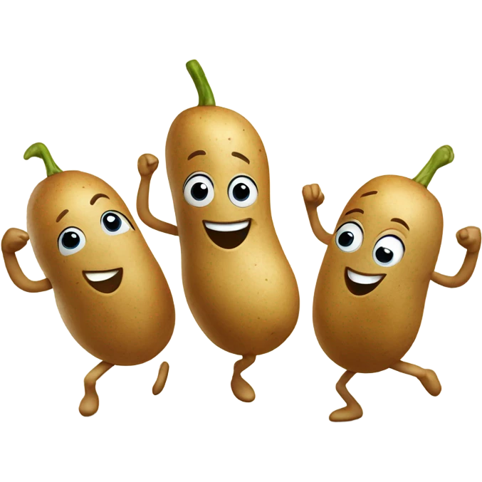 Potatoes dancing emoji