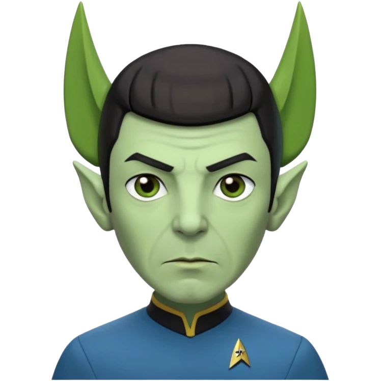 Star trek starfleet mr spock emoji