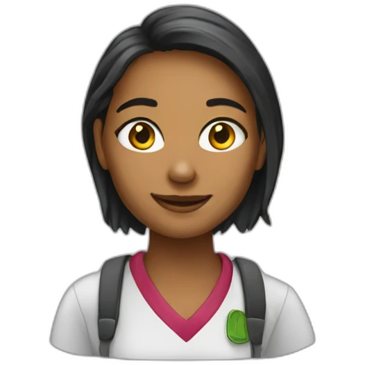 CS senior girl at University emoji
