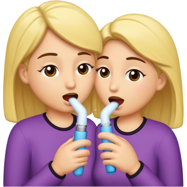 couple blowjob emoji