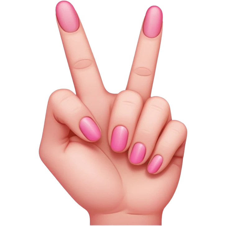 pink middle finger emoji