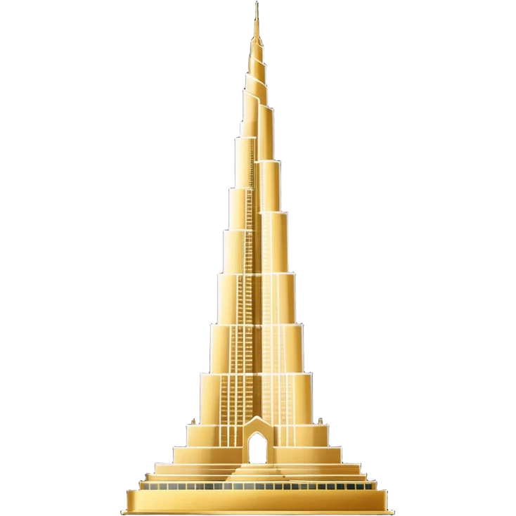 Burj khalifa emoji like emoji