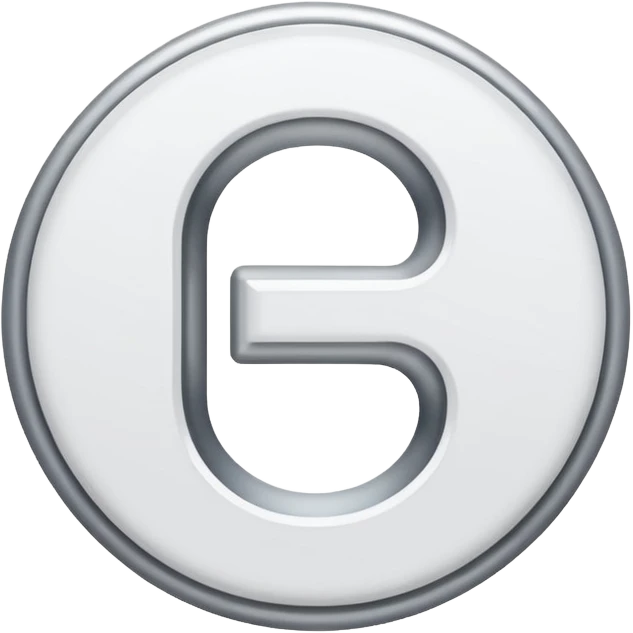 white "S" logo emoji