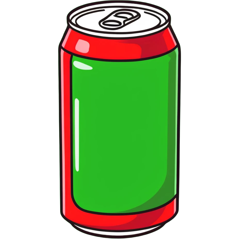 red soda can emoji