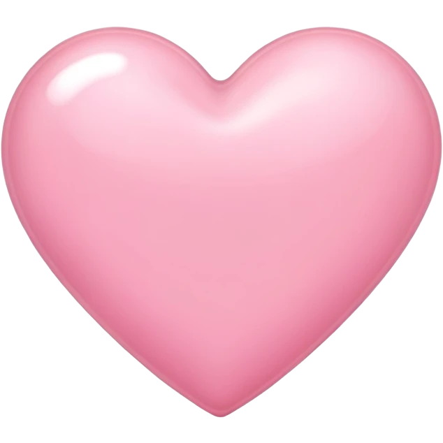 light pink heart  emoji