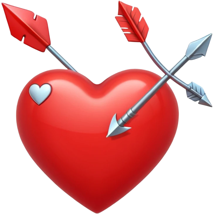 Red heart with arrow  emoji