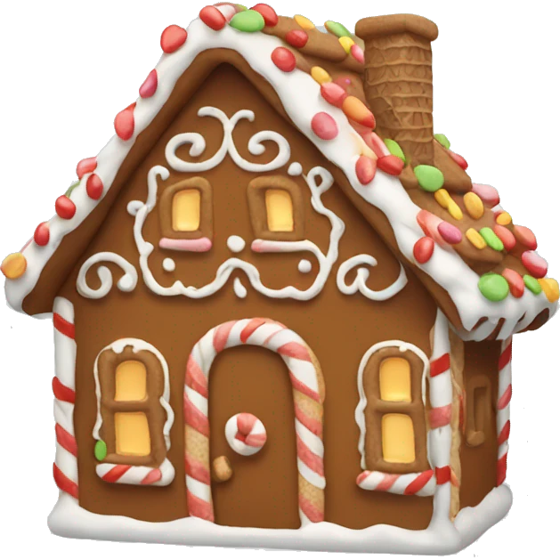 Ginger bread house emoji