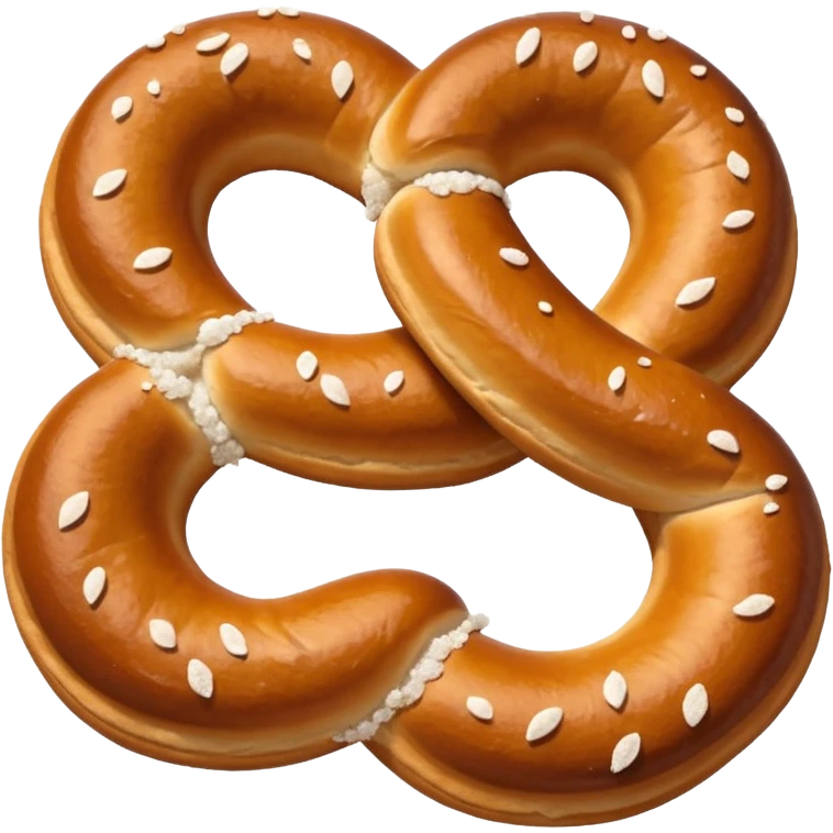 Brezel with salt on top emoji