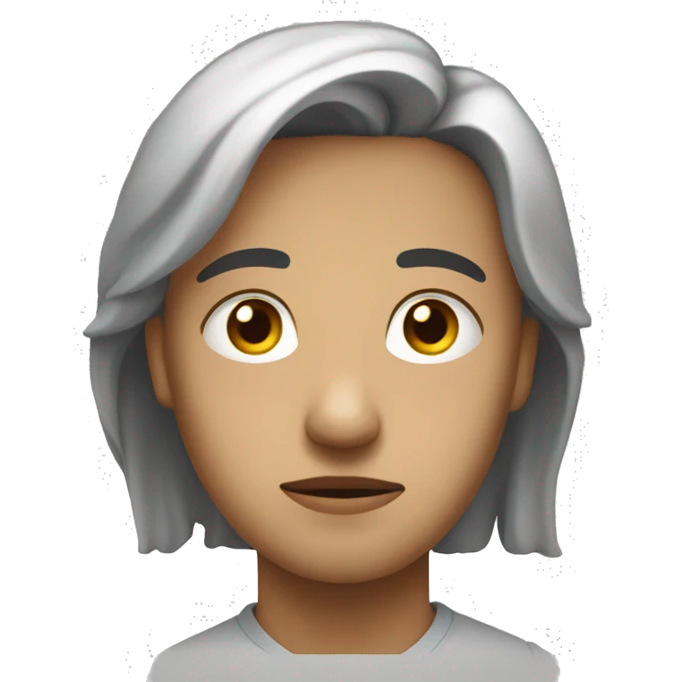 tristeza y desagrado emoji