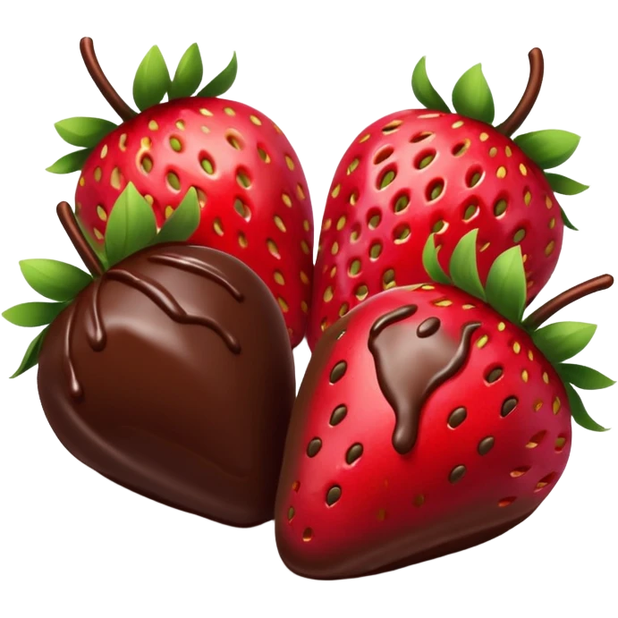 chocolate covered fruit emoji