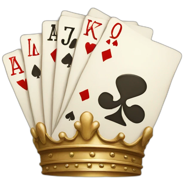 Royal flush emoji