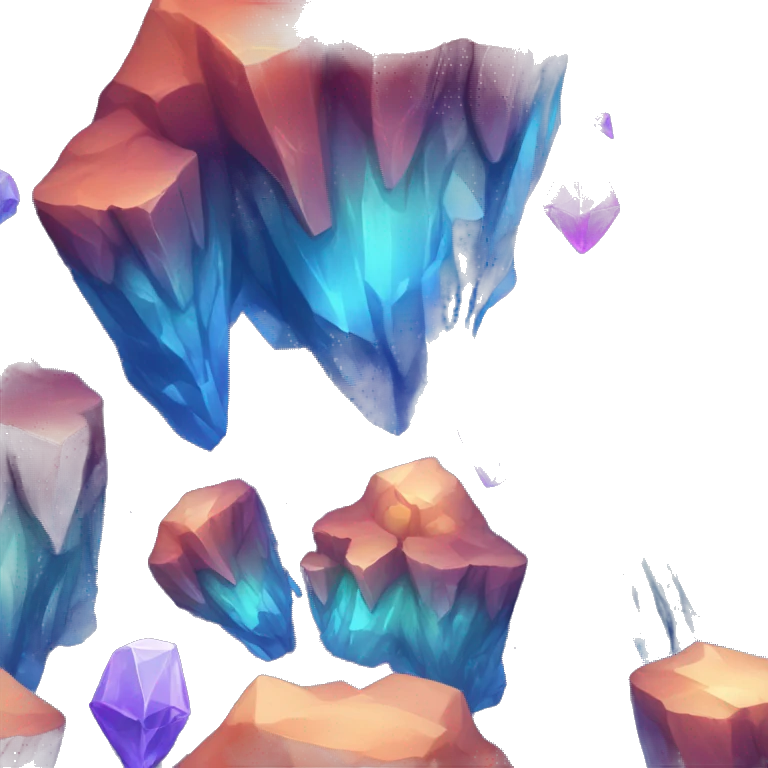 rainbow crystal cave emoji